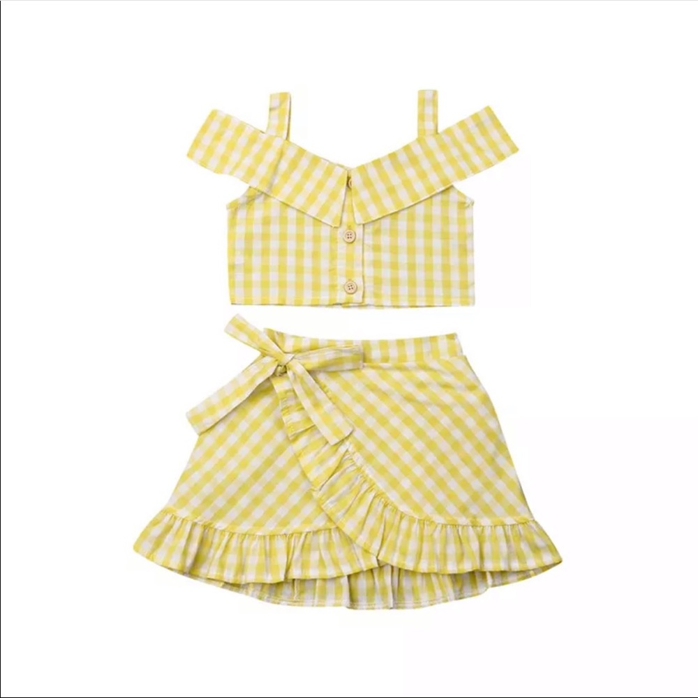 Yellow toddler set! Perfect for the summer